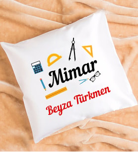 Mimar Hediye Kişiye Özel Mimar Yastık