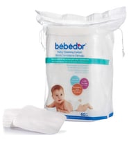Bebedor Bebek Temizleme Pamuğu 60 Adet Tekli Pk
