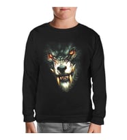 WareWolf Siyah Çocuk Sweatshirt