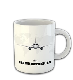 Kişiye Özel Pilot Temalı Kupa Bardak 81477