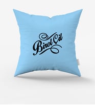 BK Gift Kişiye Özel İsimli Mavi Yastık  1