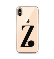 Iphone X Harf Tasarımlı Telefon Kılıfı Z-Harfi 
