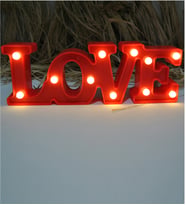 Love Tasarım Romantik Gece Lambası