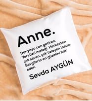 Anneler Günü Hediyesi İsme Özel Anne Yastık