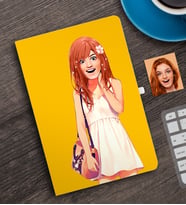 BK Gift Kişiye Özel Animasyon Bebek Karikatürlü Defter-1A