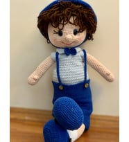 Amigurumi Afacan Çocuk (Krem)