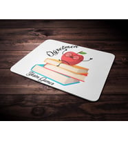 Kişiye Özel Öğretmen Tasarımlı Mouse Pad (Renksiz)