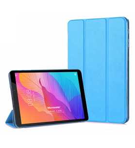 Microsonic Huawei MatePad T8 8'' Kılıf Slim Translucent Back Smart Cover Mavi