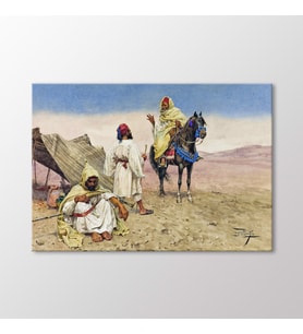Arty Tablo A Desert Encampment Tablo (Karışık)