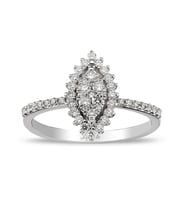 0.39 Ct Pırlanta Baget Yüzük
