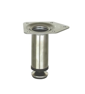 Paslanmaz Metal Mobilya Ayağı 32mm (4 Adet) 20 CM