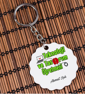 Teknoloji Ve Tasarım Öğretmeni Anahtarlık