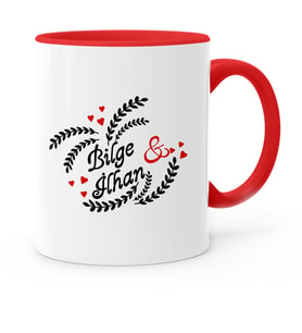 BK Gift Kişiye Özel Sevgililer Günü Temalı Kırmızı Kupa Bardak  31
