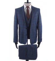 Jan Carlucci Yünlü  Slimfit Yelekli Drop 6 Takım