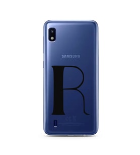 Samsung A10 Harf Tasarımlı Telefon Kılıfı R-Harfi 