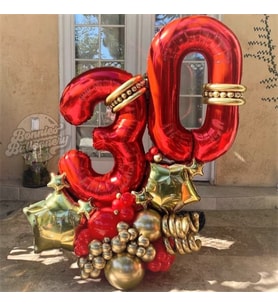 Doğum Günü Sürpriz Balon Demet Aranjmanı