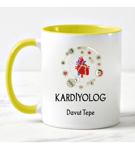 Kardiyolog Kupa Bardağı Sarı
