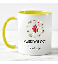 Kardiyolog Kupa Bardağı Sarı