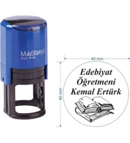 Mobistamps R40 Kişiye Özel Edebiyat Öğretmeni Kaşesi