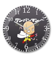 Camiseta Anime One Punch Man Duvar Saati Bombeli Gercek Cam