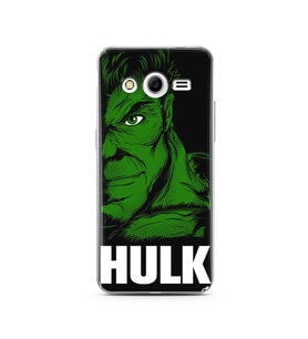 Hulk Tasarım Süper Şeffaf Silikon Telefon Kılıfı Samsung Core 2