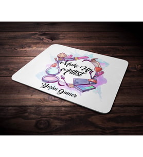 Kişiye Özel Make Up Artist Tasarımlı Mouse Pad (Renksiz)