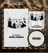 Kişiye Özel İnşaat Mühendisi Tasarım Defter Kalem Kupa Ve Bardak Altlığı Hediye Seti 81413