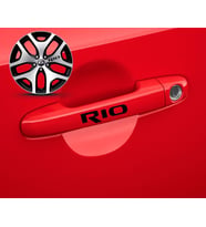 Kia Rio Kapı Kolu Sport Sticker Yapıştırma 8 Adet