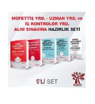 Müfettiş Yrd. - Uzman Yrd. ve İç Kontrolör Yrd. Alım Sınavına Hazırlık 5'li Set
