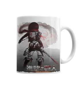 Attack on Titan Mikasa Kupa Bardak Porselen