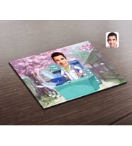 BK Gift Kişiye Özel Erkek Eczacı Karikatürlü Ahşap Puzzle-4