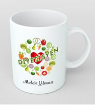 Kişiye Özel Diyetisyen Kupa Bardak