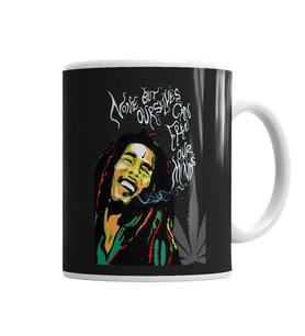 Bob Marley Frase Kupa Bardak Porselen