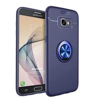 Microsonic Samsung Galaxy J7 Prime 2 Kılıf Kickstand Ring Holder Lacivert