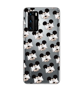 Mickey Tasarımlı Süper Şeffaf Silikon Telefon Kılıfı Huawei P40