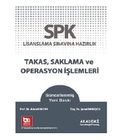 SPK Takas, Saklama ve Operasyon İşlemleri Konu