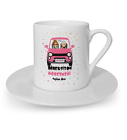 BK Gift Kişiye Özel Direksiyon Öğretmeni Türk Kahvesi Fincanı