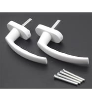 PVC Pimapen Kapı Pencere Kolu 1 Çift (Beyaz)