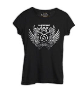 Linkin Park - Wings Siyah Kadın Tshirt