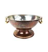 Shark Anatolia Bakır Punch Şerbet Kasesi Antik 27cm (Çok Renkli)