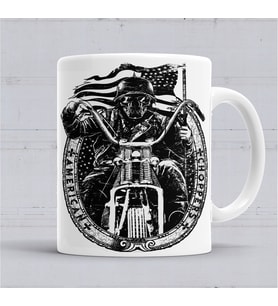 Harley Davidson Kupa  Bardak Porselen