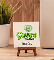 Çevre Mühendisine Hediye Taş Dekor