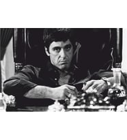 Al Pacino Scarface Sinema 70 cm x 100 Dev Kuşe Poster (silindir kolili kargo ile)