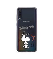 Snoopy Tasarımlı Süper Şeffaf Silikon Telefon Kılıfı Samsung A50