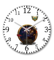 League Of Legends Twisted Fate Lol Duvar Saati Bombeli Gercek Cam