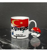 Komiser Kupa Bardak ve Anahtarlık Set