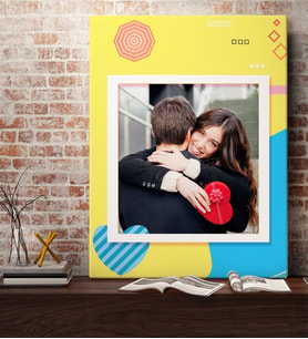 BK Gift Kişiye Özel Fotoğraflı Sanatsal Kanvas Tablo 9 (70x100cm.)
