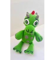 Amigurumi Oyun Arkadaşı Dino (Krem)