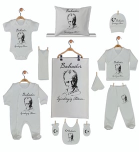 Pia Baby GL 1952 11 Parça İsme Özel Hastane Çıkışı