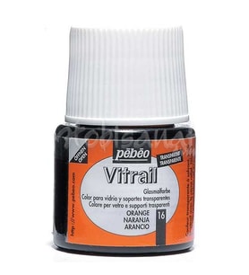 Pebeo Vitrail Şeffaf Cam Boyası 45ml Turuncu 16